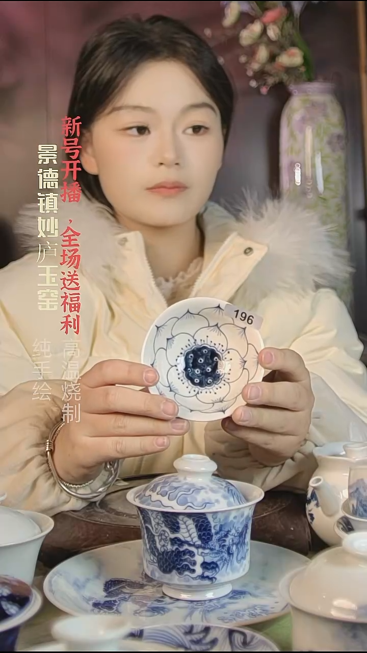 盘陶妙庐玉窑普洱杯196