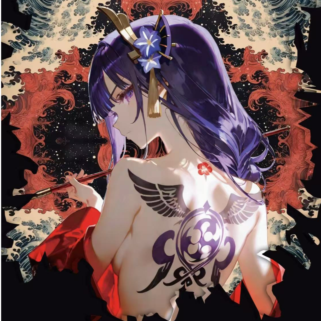 【夜刃文创】原神·异界邮戳集换式邮票  D