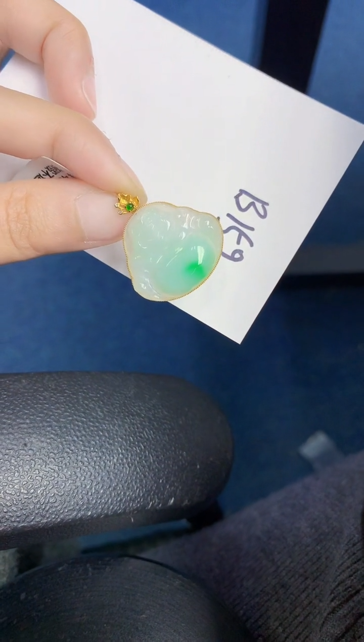 【闪购商品】翡翠颈饰18K金镶嵌000000000