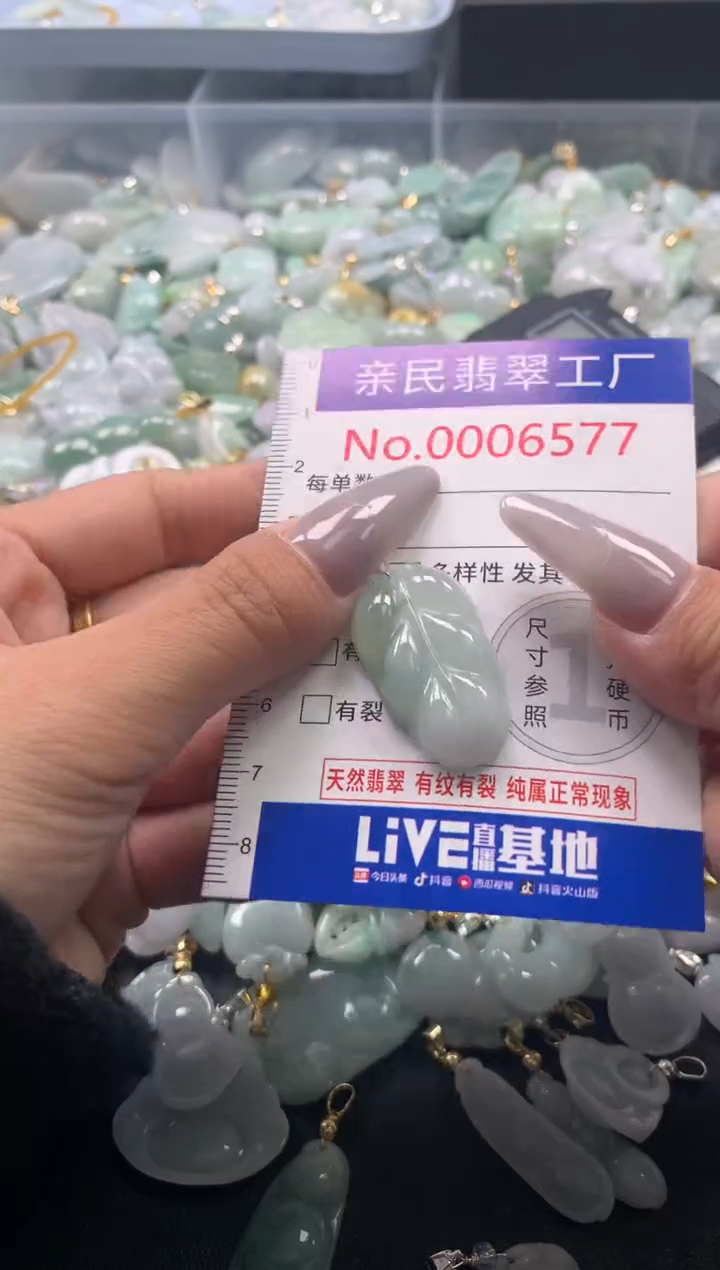 颈饰未镶嵌翡翠6577