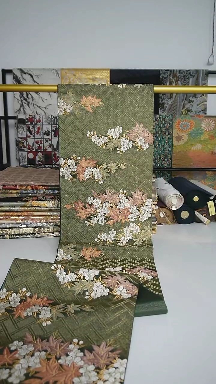 【闪购商品】织绣99 六通缀织枫叶花卉