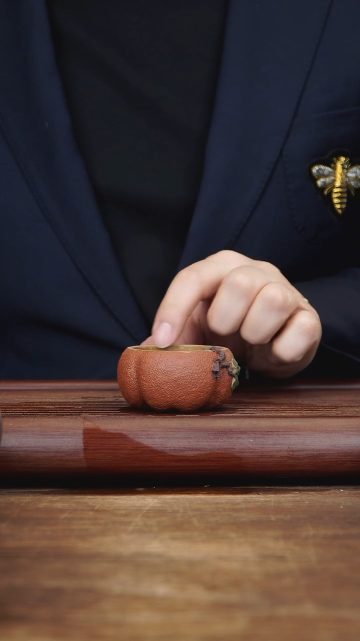 【闪购商品】紫砂茶壶70ml全手事事如意 主人杯 段泥