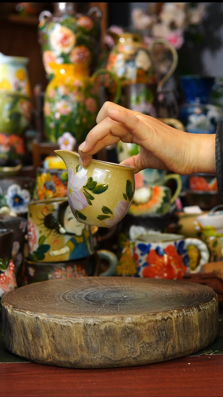 陶瓷9景德镇手工手绘釉下彩