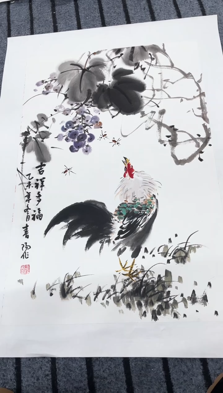 精品国画花鸟作品