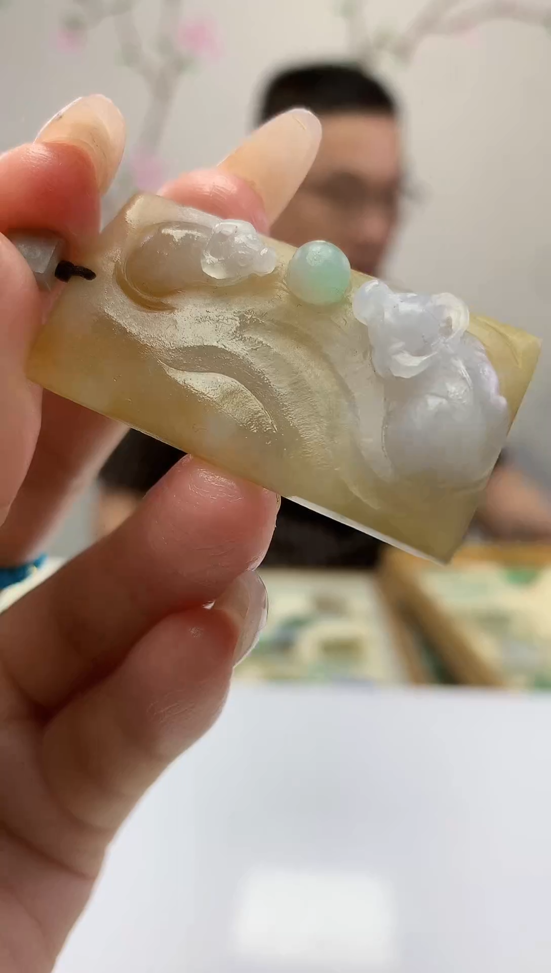 定制翡翠未镶嵌040xy-毛货挂件17