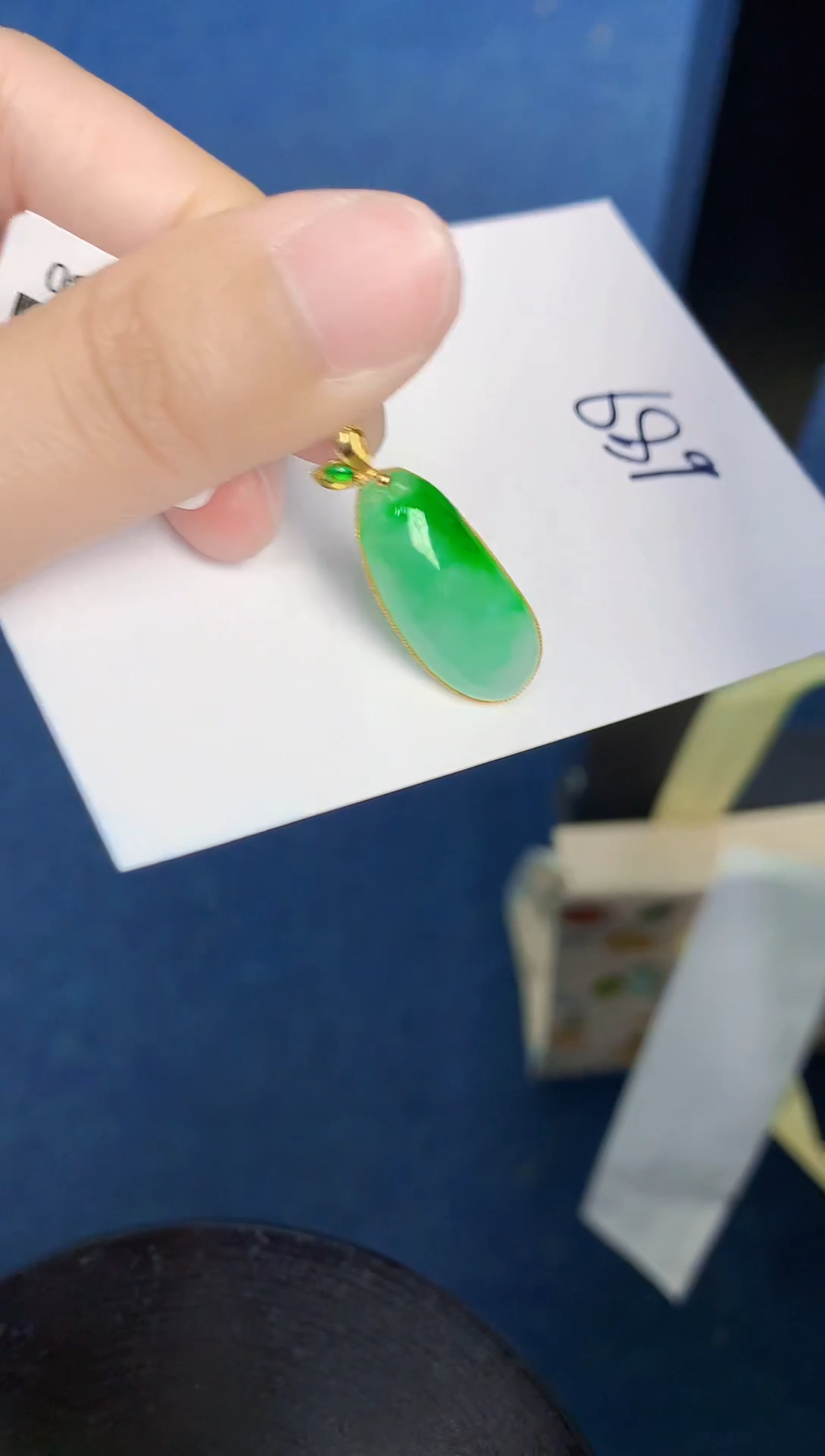 【闪购商品】翡翠颈饰18K金镶嵌000000000