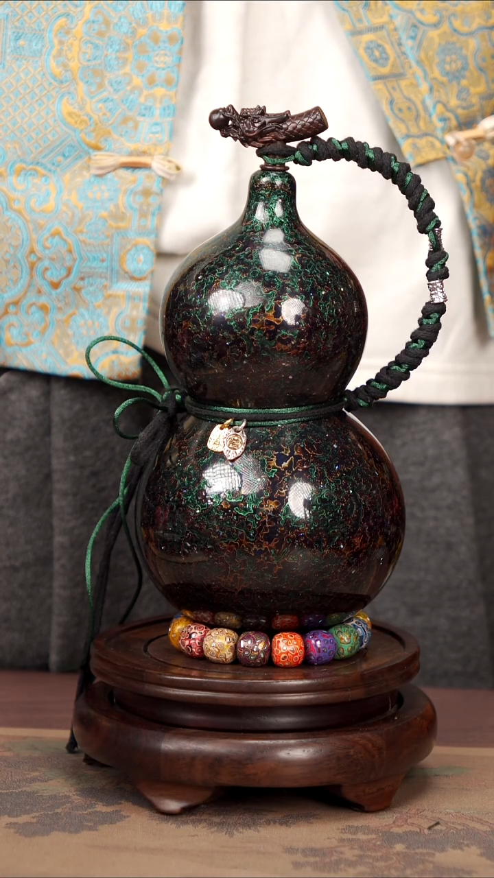 【闪购商品】183易林高端工艺大漆酒葫芦--558