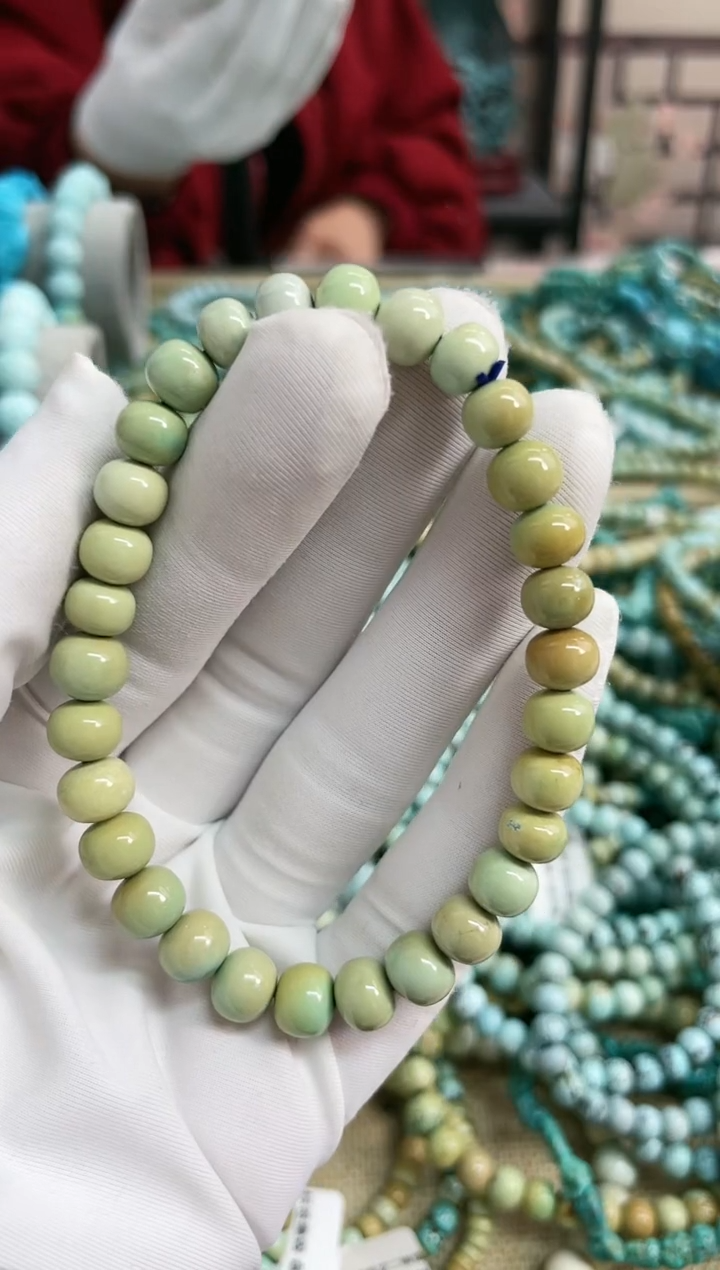 【闪购商品】绿松石珠宝奇石未镶嵌7mm+