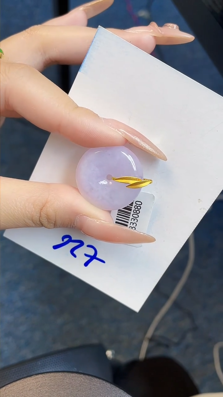 【闪购商品】翡翠颈饰18K金镶嵌00000000