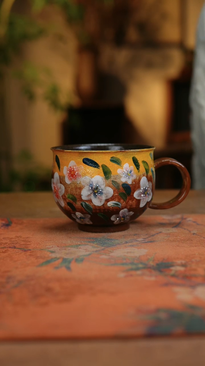 【闪购商品】瓷片1941景德镇手工手绘釉下彩高温瓷