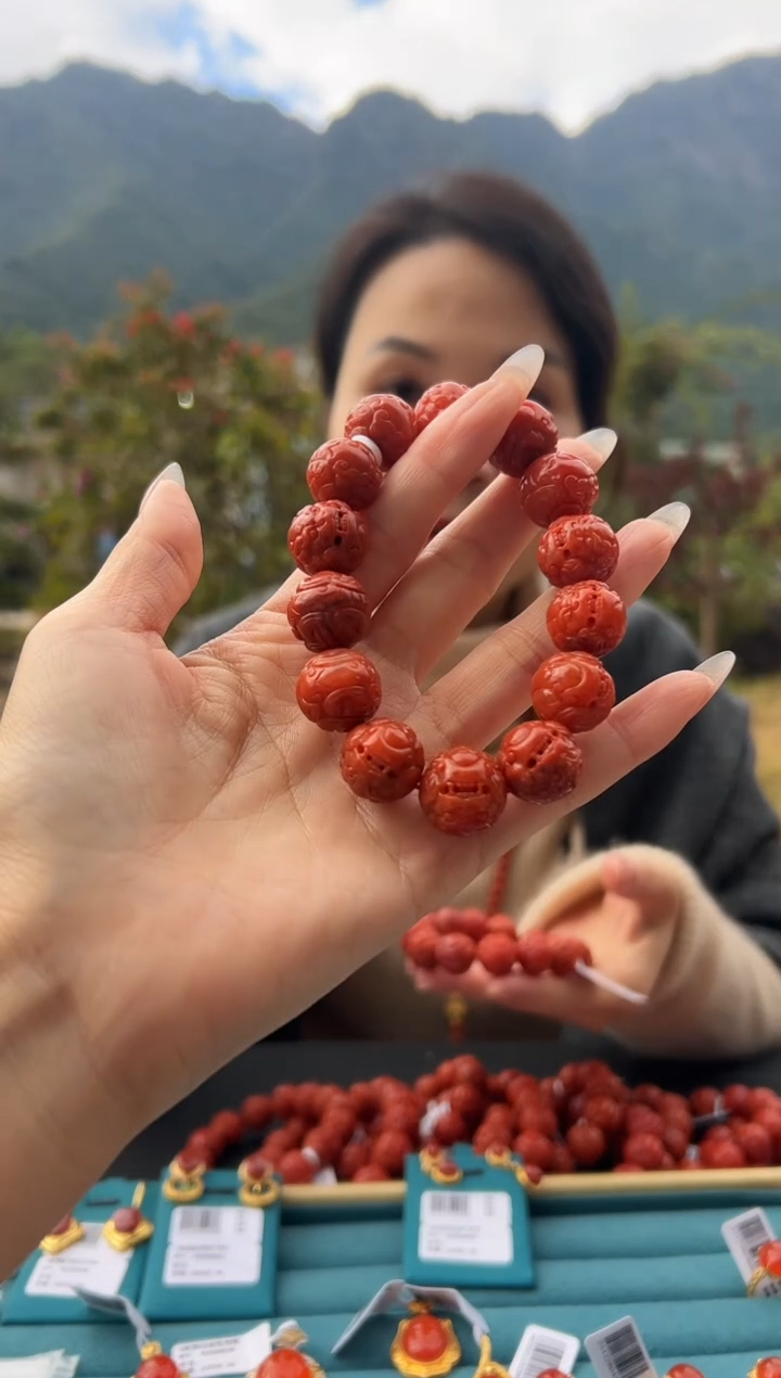 【闪购商品】南红玛瑙手串未镶嵌1.13-4-15（多样式）