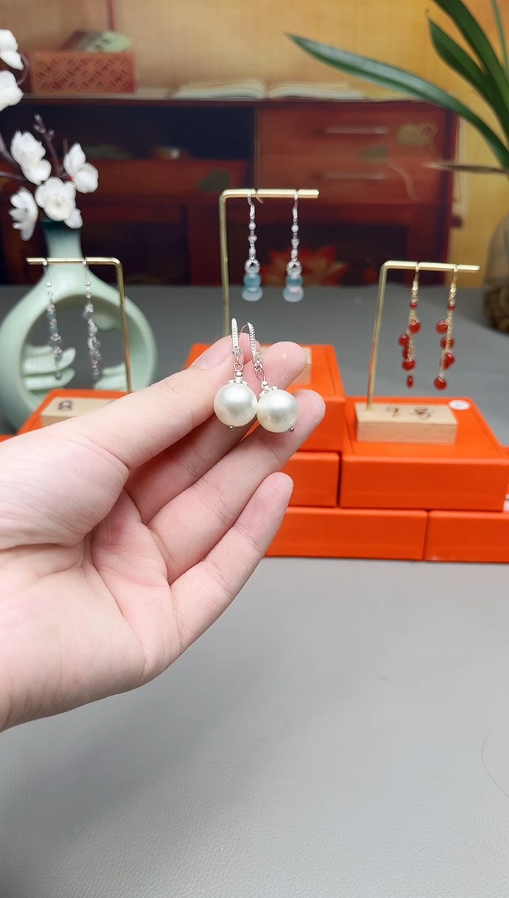 耳饰拼合珍珠（马贝珠）未镶嵌239