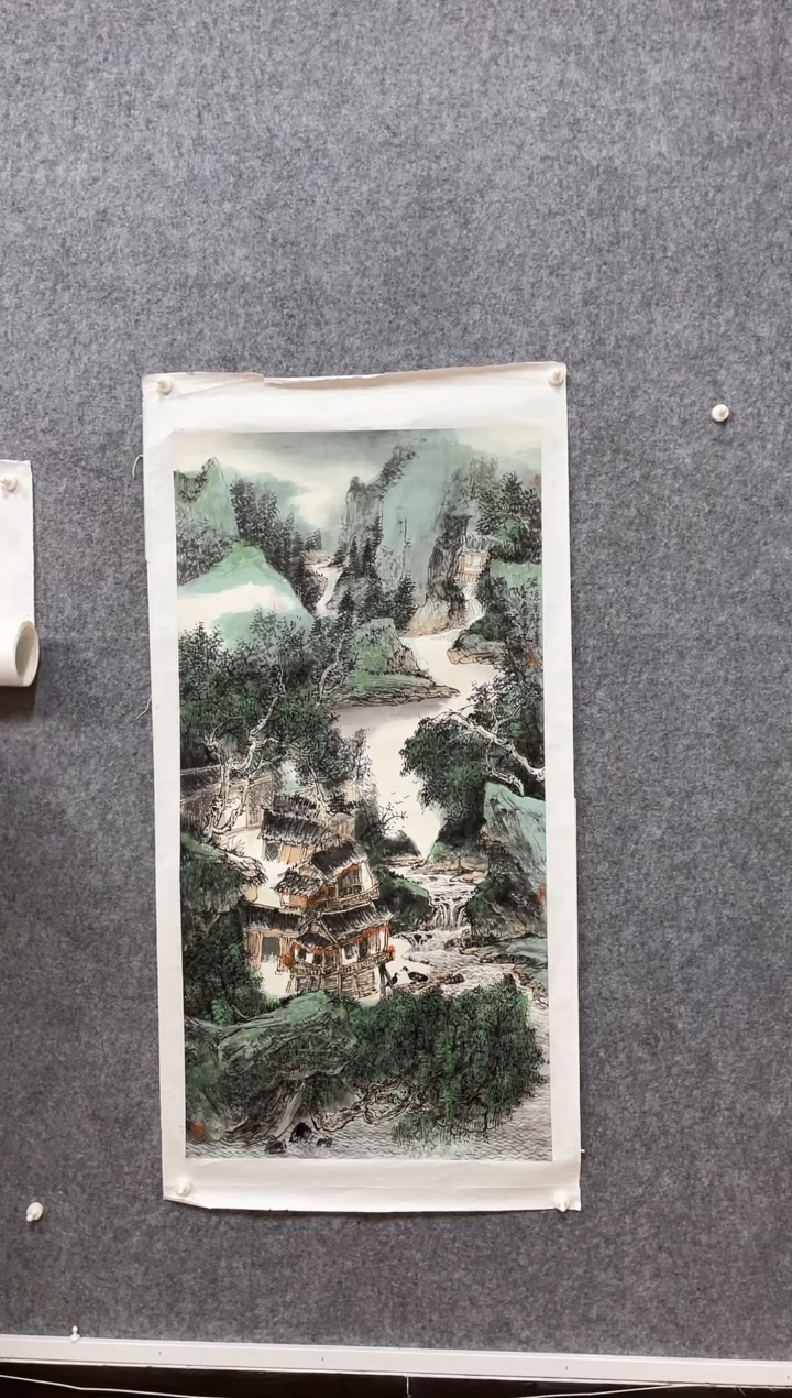 【闪购商品】国画李先生8平尺山水作品