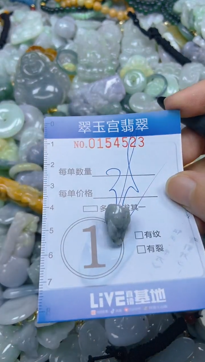 翡翠未镶嵌颈饰闪购0154523