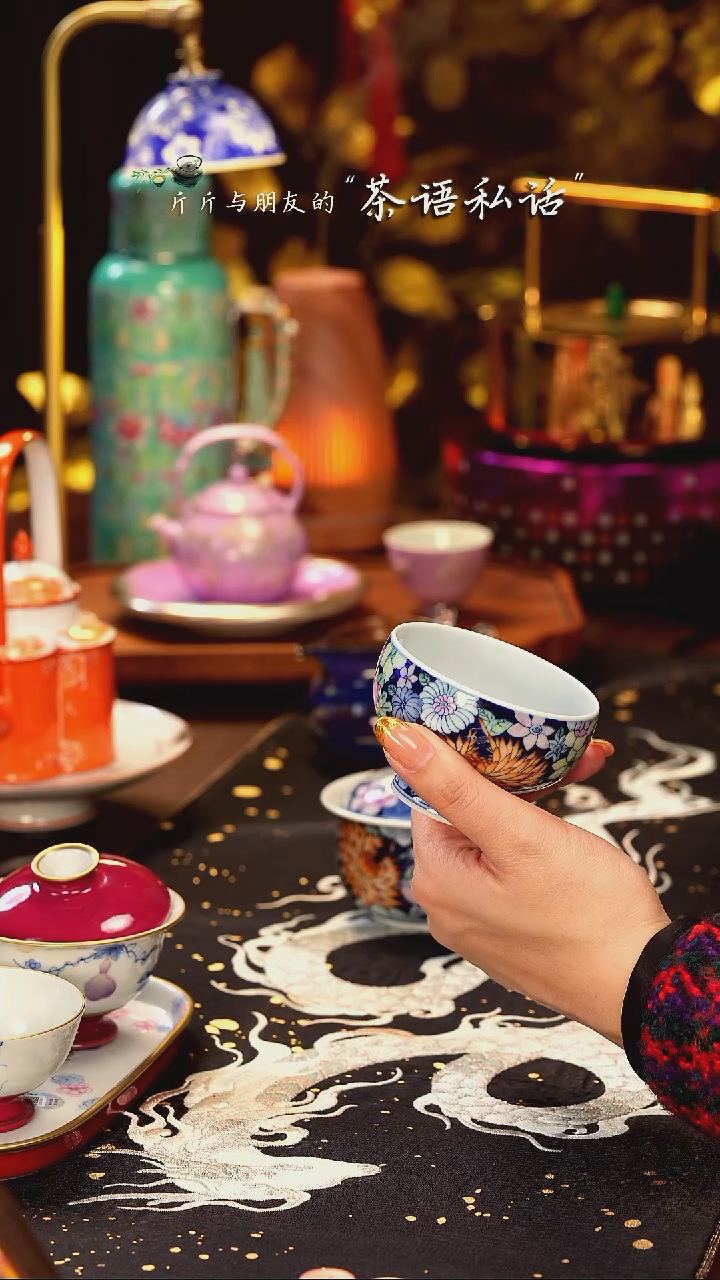 【闪购商品】卓君   斗彩   繁花   单杯