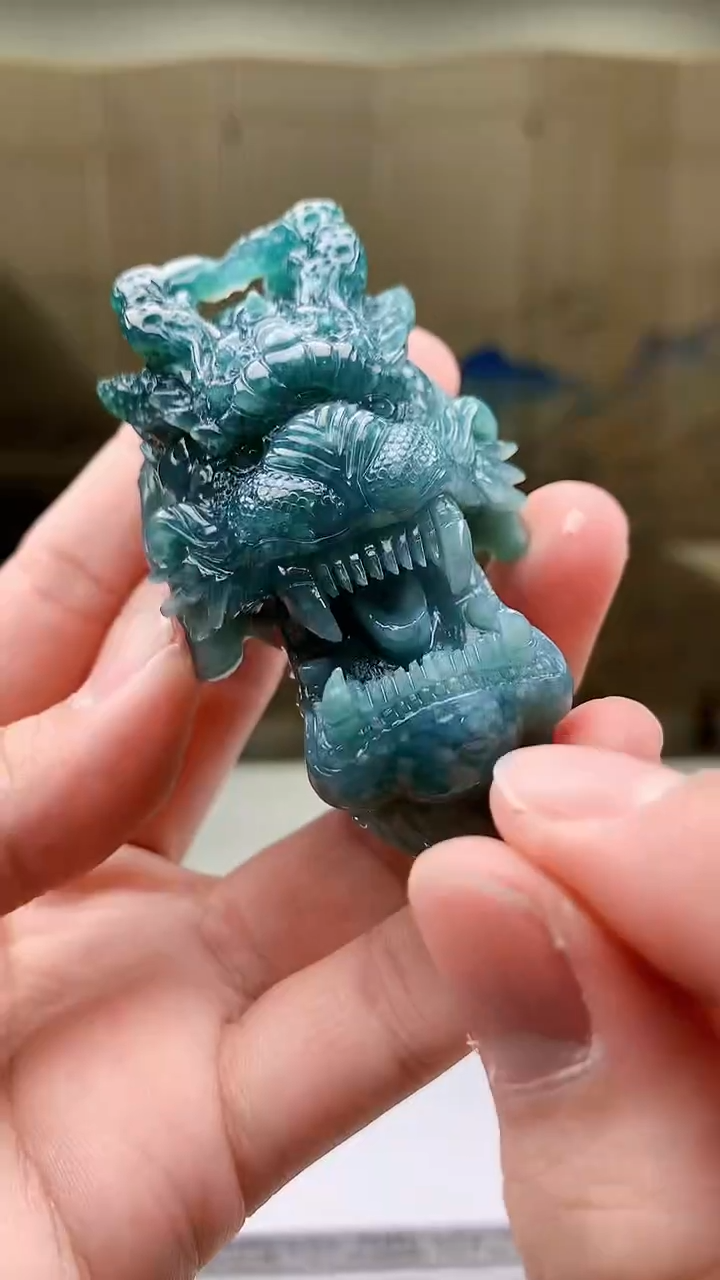 【闪购商品】定制翡翠未镶嵌4812bb-毛货挂件71