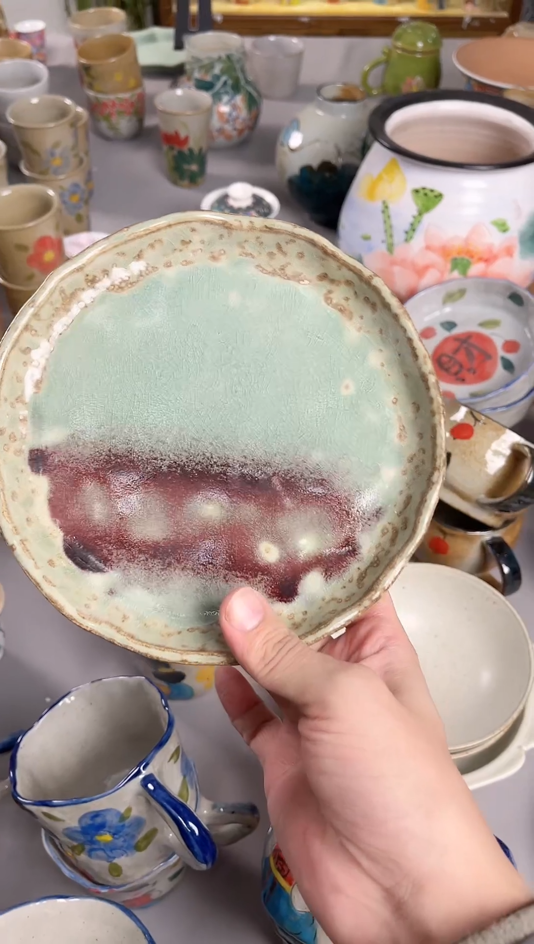 【闪购商品】瓷片景德镇手绘高温釉下彩