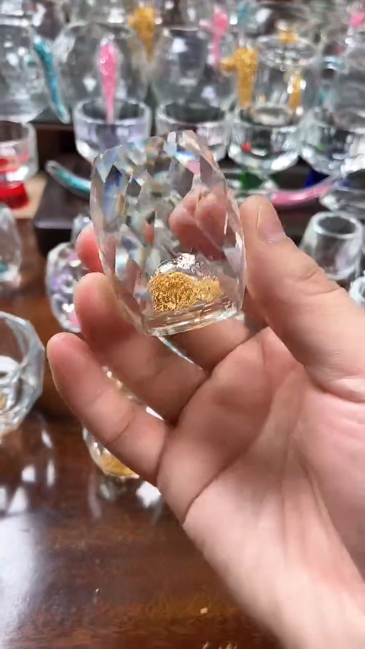 【闪购商品】玺宴新款水晶盖置金箔