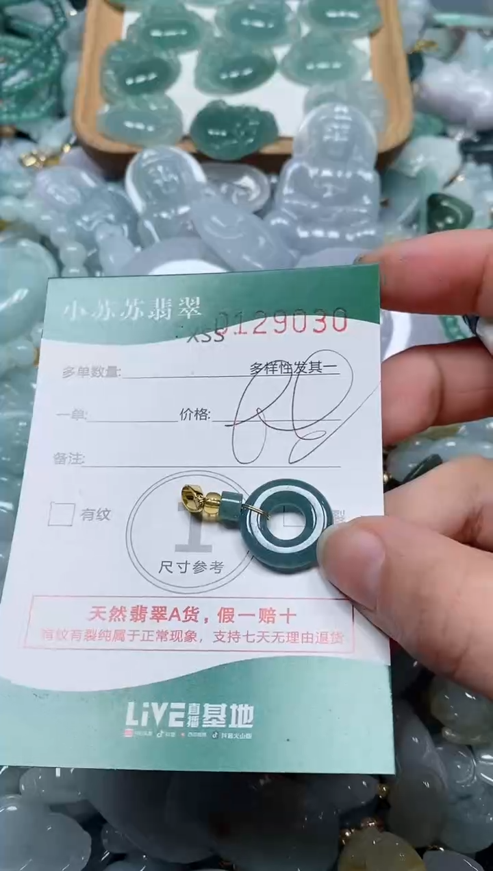 【闪购商品】翡翠颈饰未镶嵌闪购商品0129030