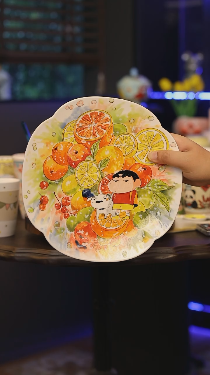 【闪购商品】摆件景德镇釉下彩绘设计师款式陶瓷