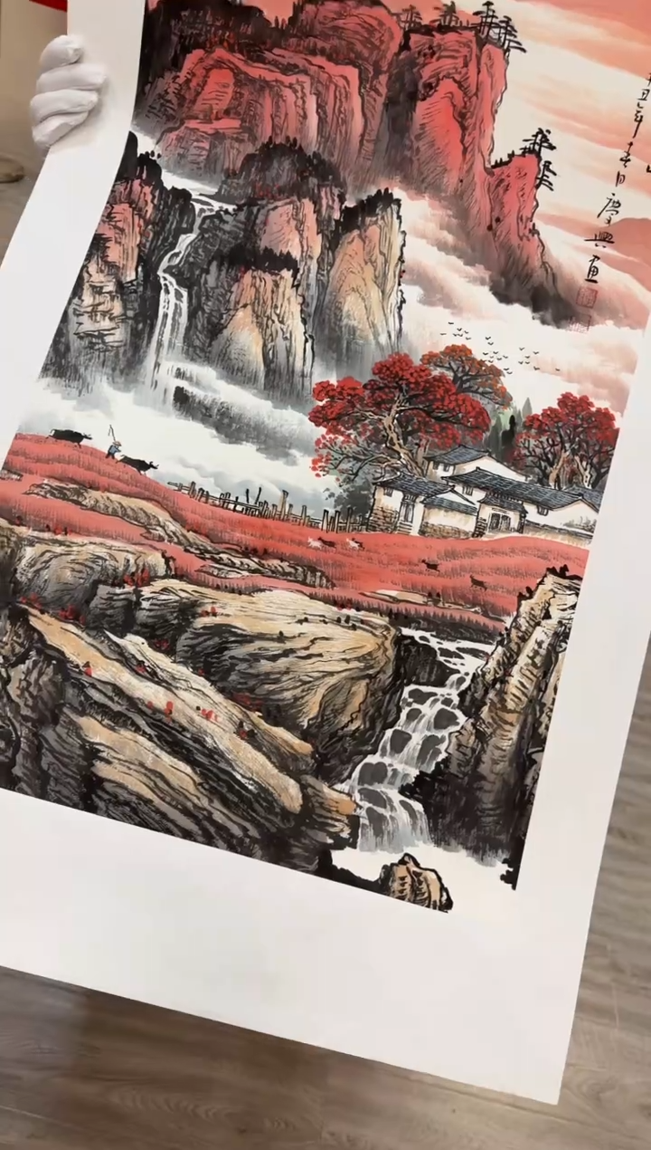 国画8赵隆轩美术馆李庆兴老师作品