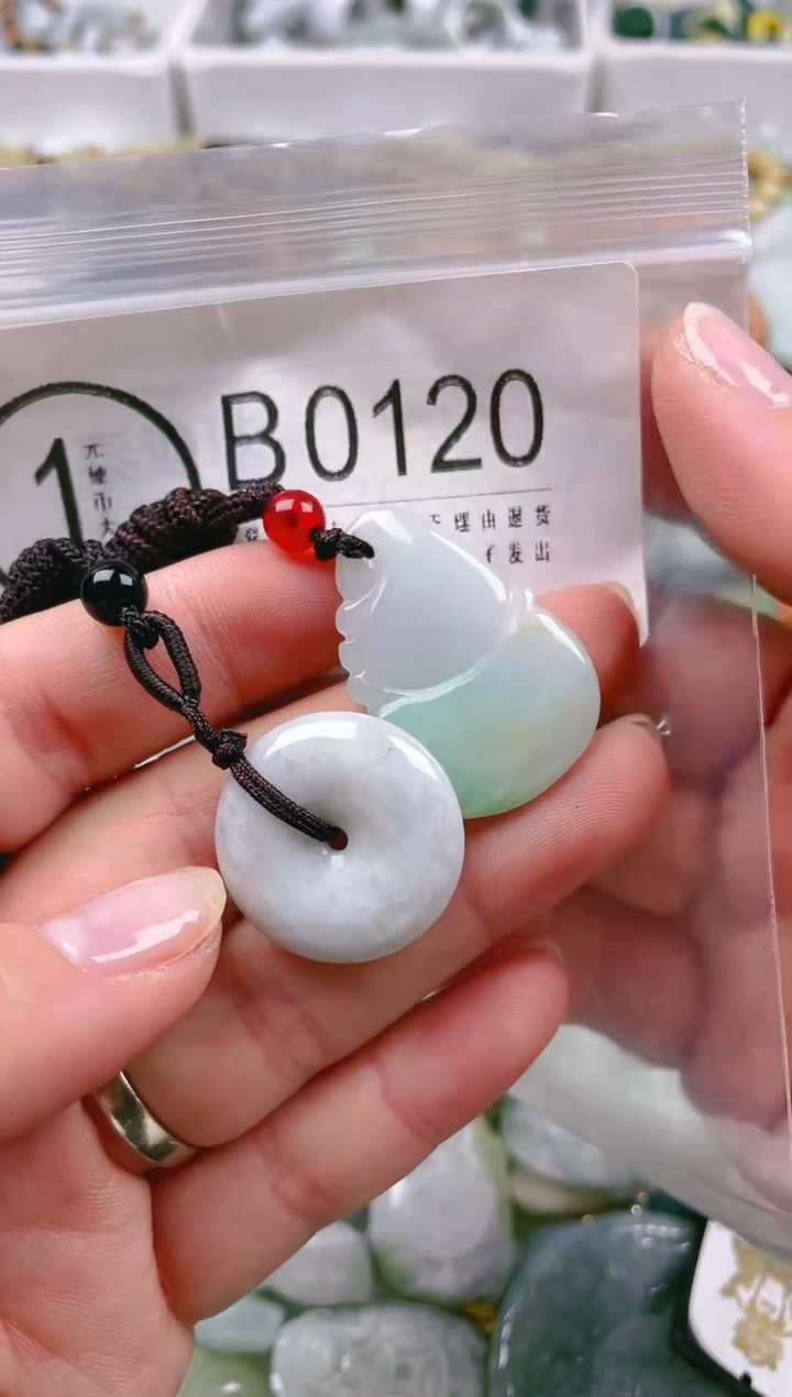 【闪购商品】翡翠颈饰未镶嵌/B/翡翠A货一图一物