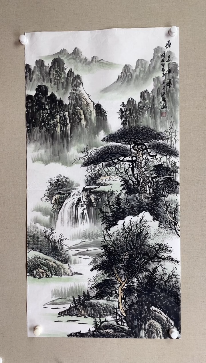 国画138*68 杨志龙杨志龙杨志龙杨志龙