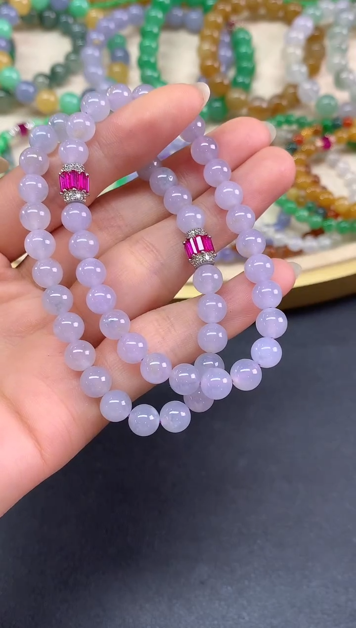 未镶嵌手串翡翠手串|3980多样性发其一