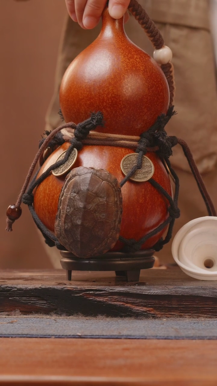 【闪购商品】224号精品大漆葫芦防腐防渗装水茶酒