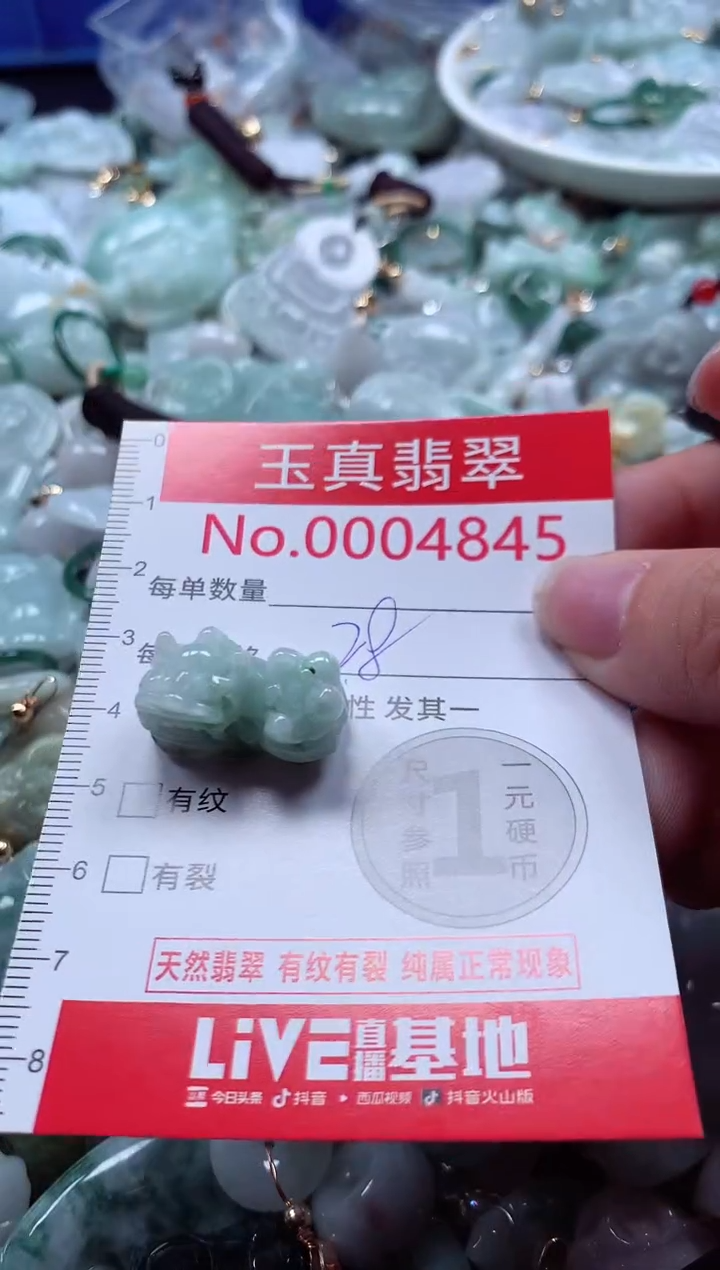 吊坠(不含链)未镶嵌翡翠4845