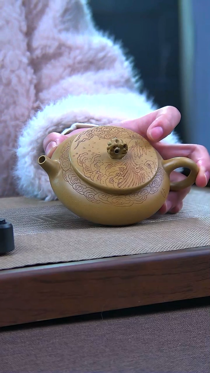 茶壶紫砂黄金段甘霖原矿