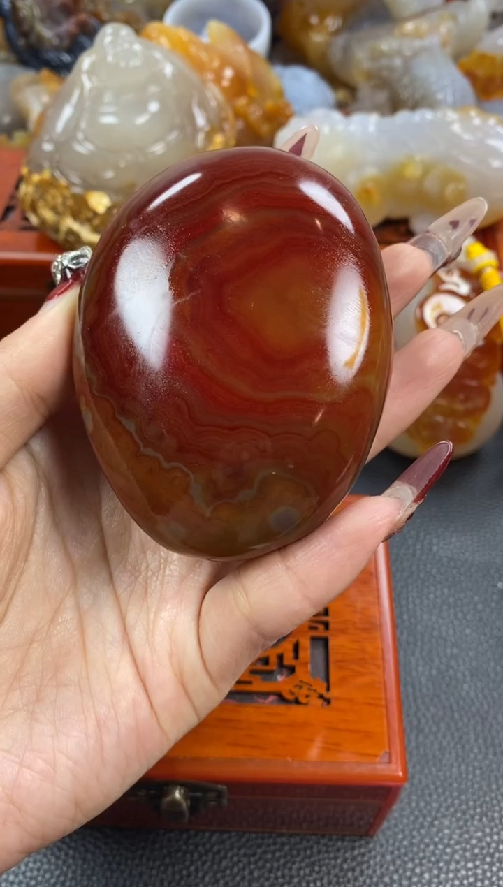 【闪购商品】玛瑙/玉髓手把未镶嵌1