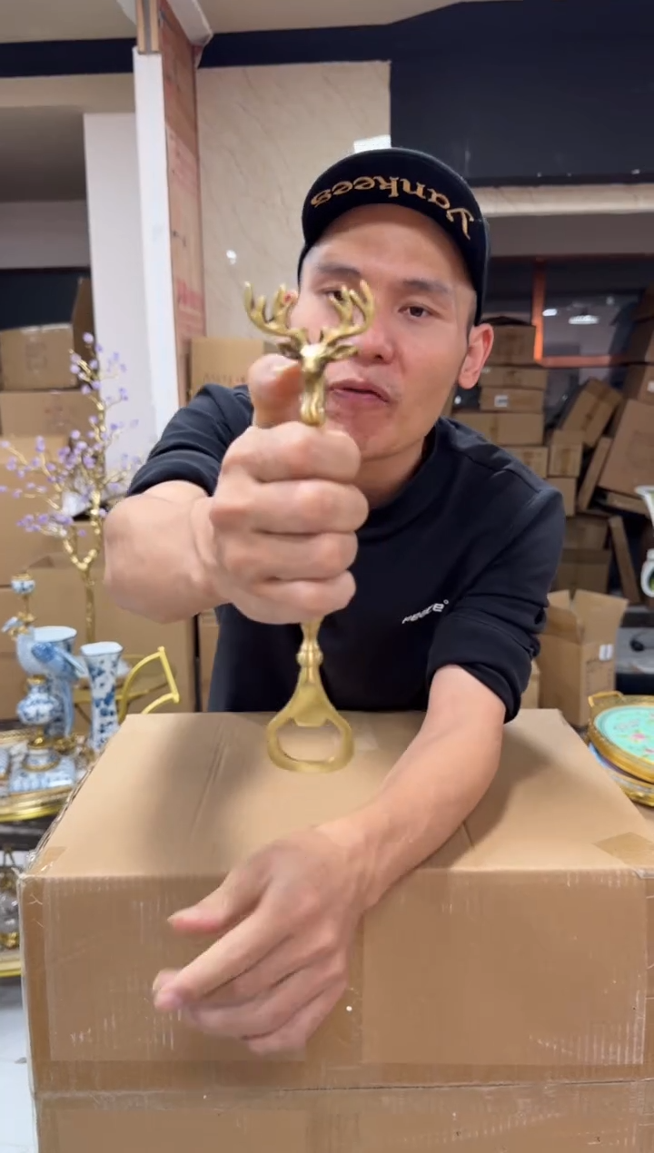 黄铜黛姿家居装饰品摆件 