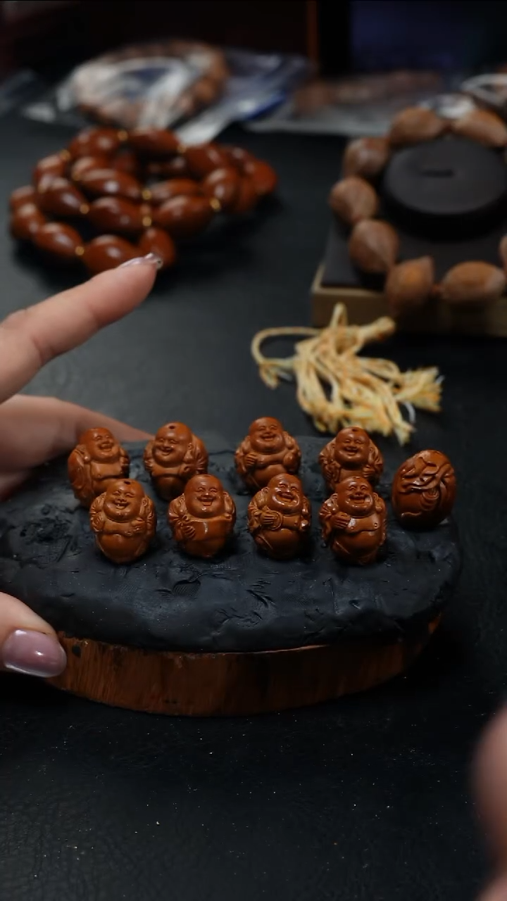 橄榄核手串/手链鱼子精品核雕