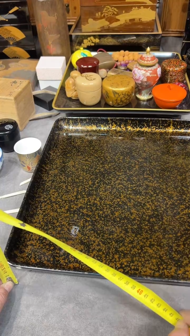 菠萝漆 方盘 大漆漆器大漆漆器