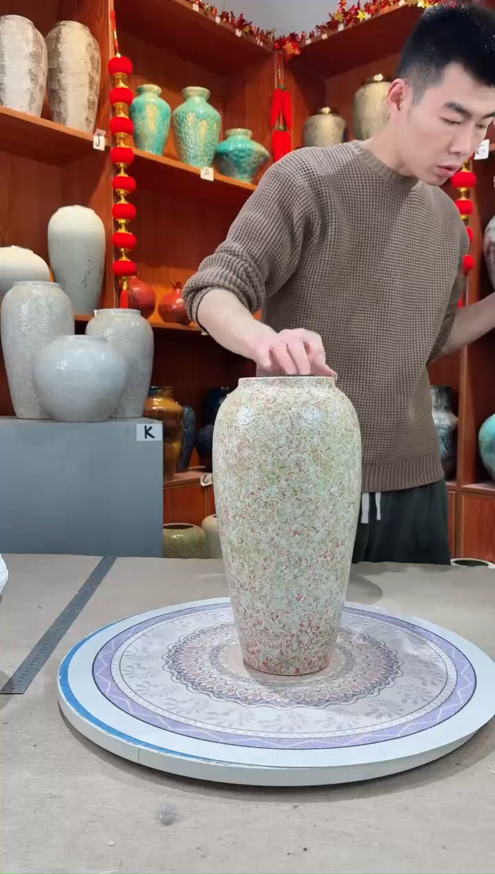 【闪购商品】瓶陶瓷花瓶 无花 绿野仙踪大号