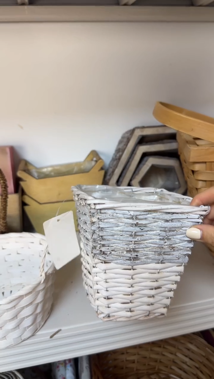 粉*星微瑕捡漏白灰色双拼方桶