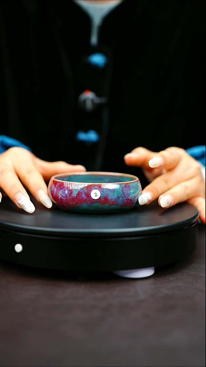 2#原矿钧瓷炉钧釉普洱杯