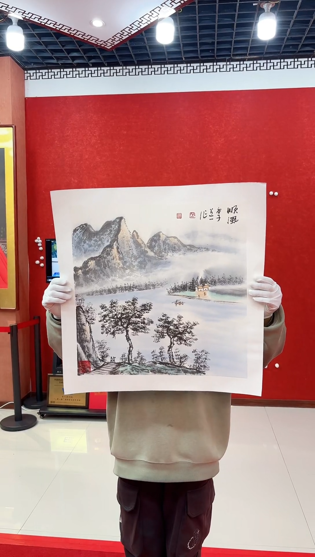 【闪购商品】国画画道一老师手绘作品D99