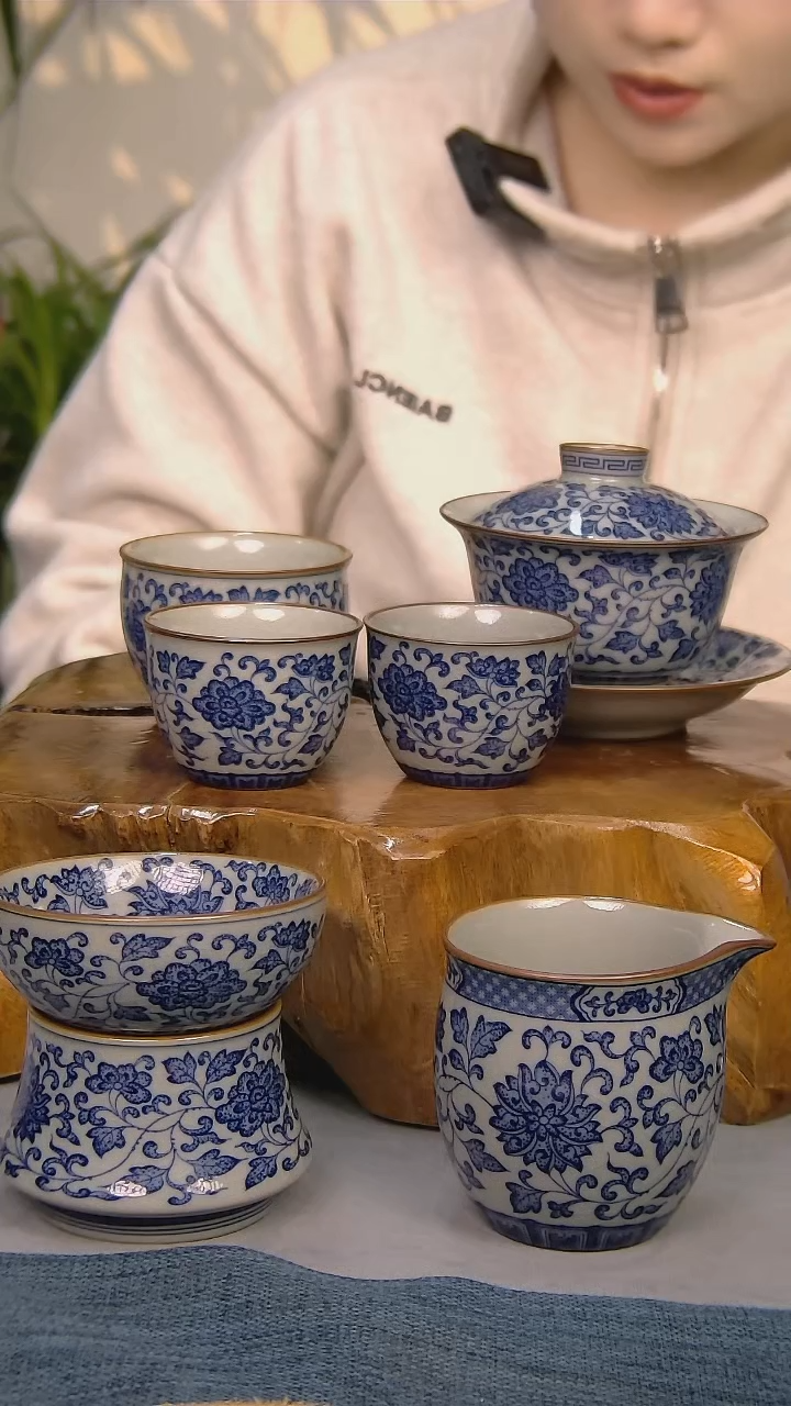 【闪购商品】简装家用款6件套 陶瓷家用茶具系列