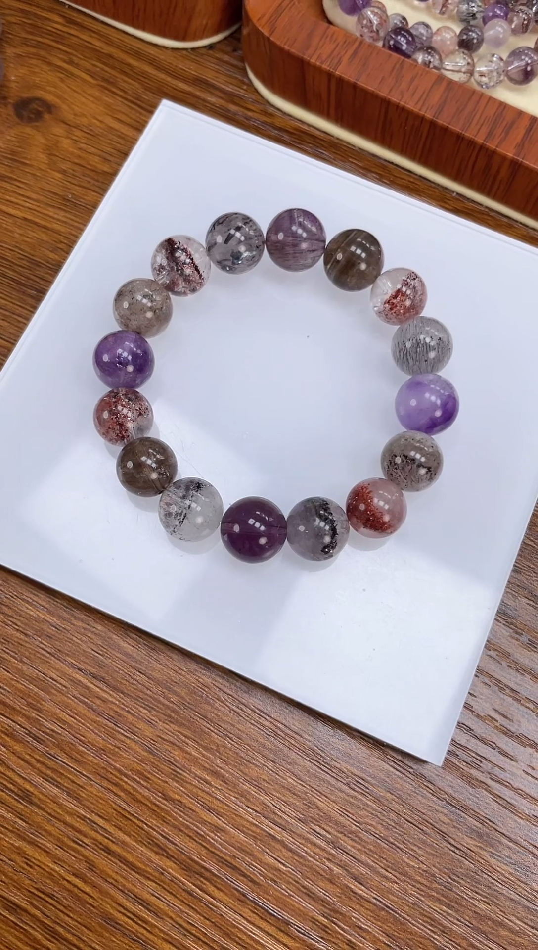 【闪购商品】水晶手链未镶嵌天然超七11mm多样性发一