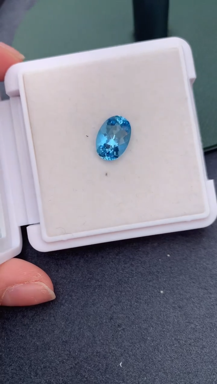 【闪购商品】海蓝宝石裸石未镶嵌3.5ct海蓝宝