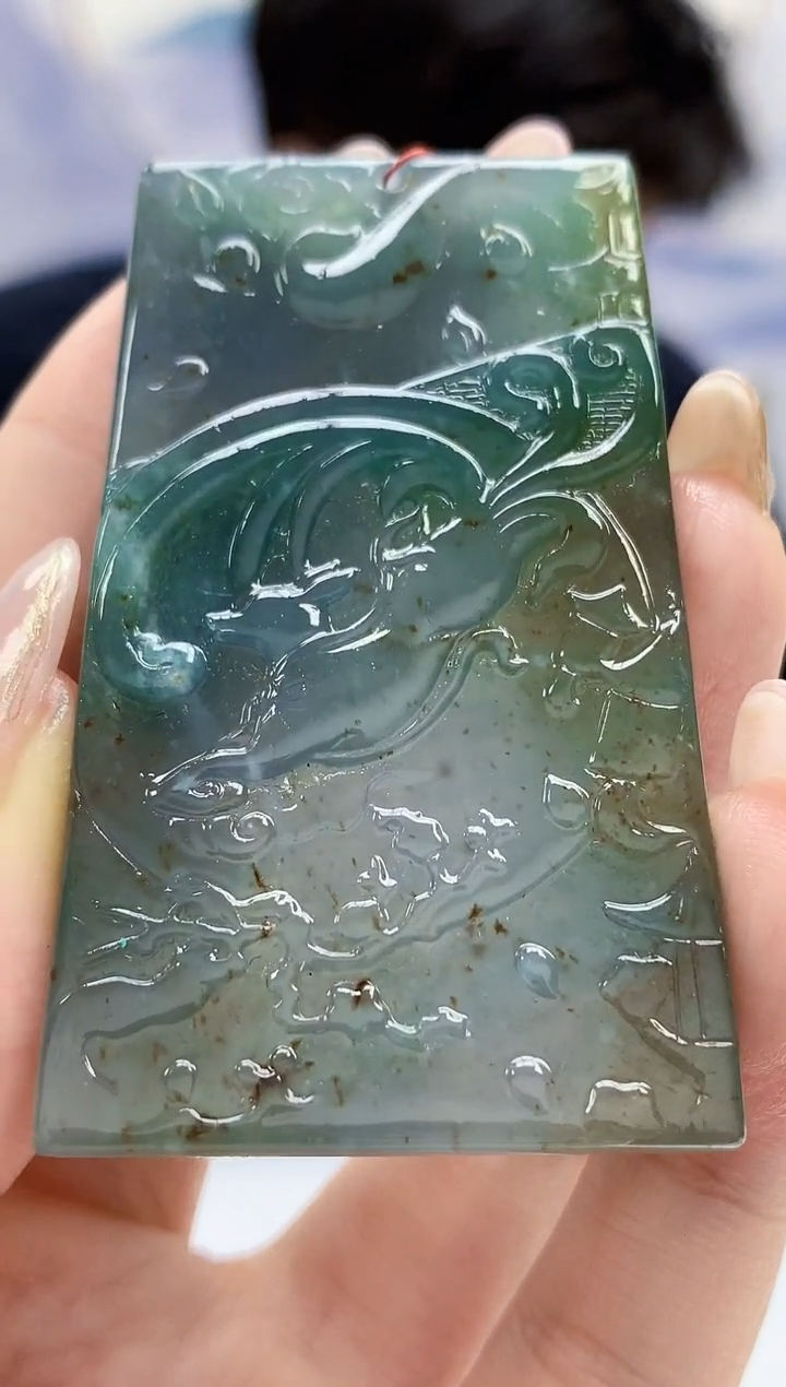 【闪购商品】定制翡翠未镶嵌5145jw-毛货挂件赠珠链93