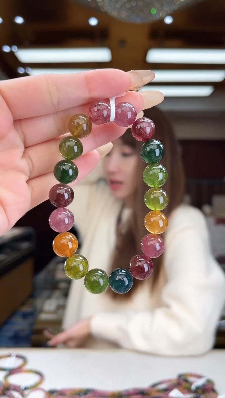 【闪购商品】碧玺/未镶嵌11mm+碧玺单圈34多样性发货