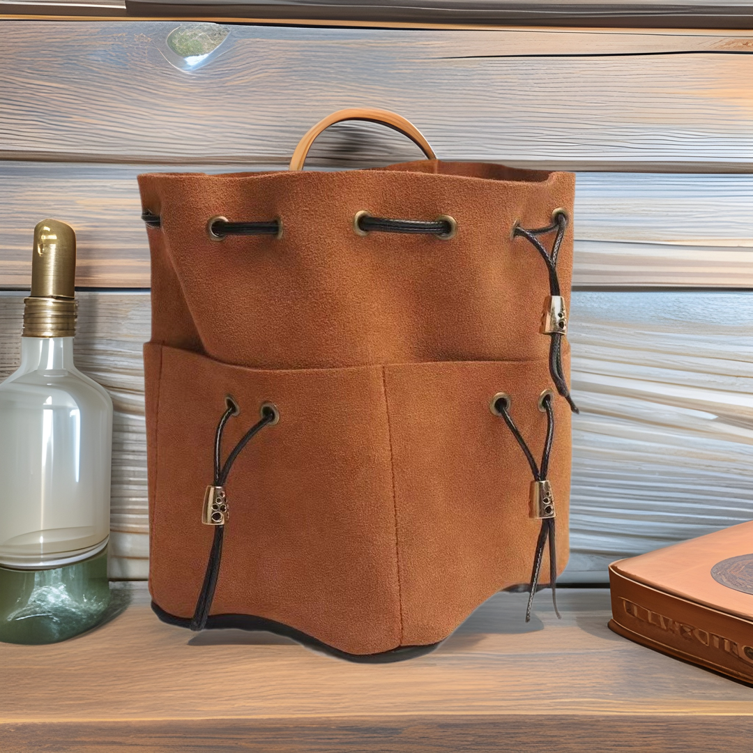 牛皮文玩袋子核桃收纳袋高档玉石首饰收纳袋盘珠玉手串收纳包真皮