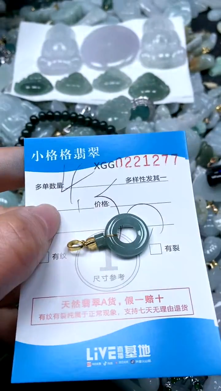 【闪购商品】翡翠颈饰未镶嵌闪购商品0221277多样性