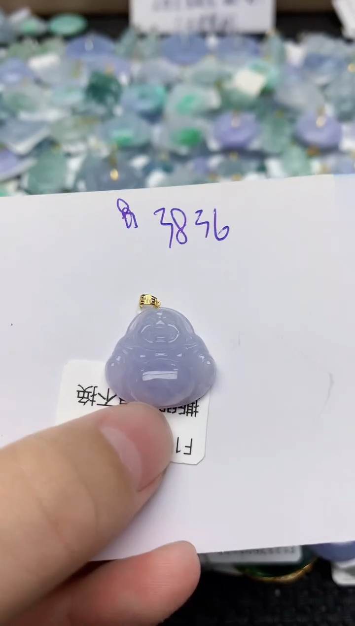 颈饰未镶嵌翡翠天然缅甸A货翡翠百元以上9元证书费自理