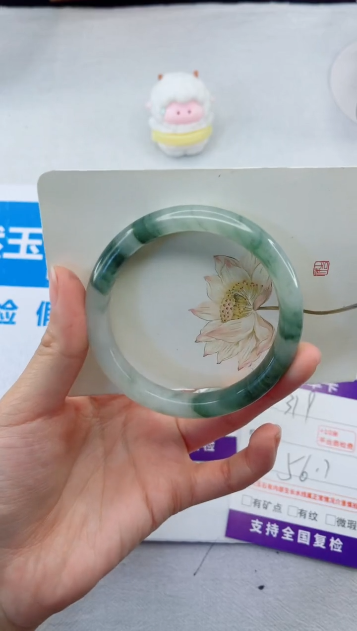 【闪购商品】石英质玉手镯合金319-56.7