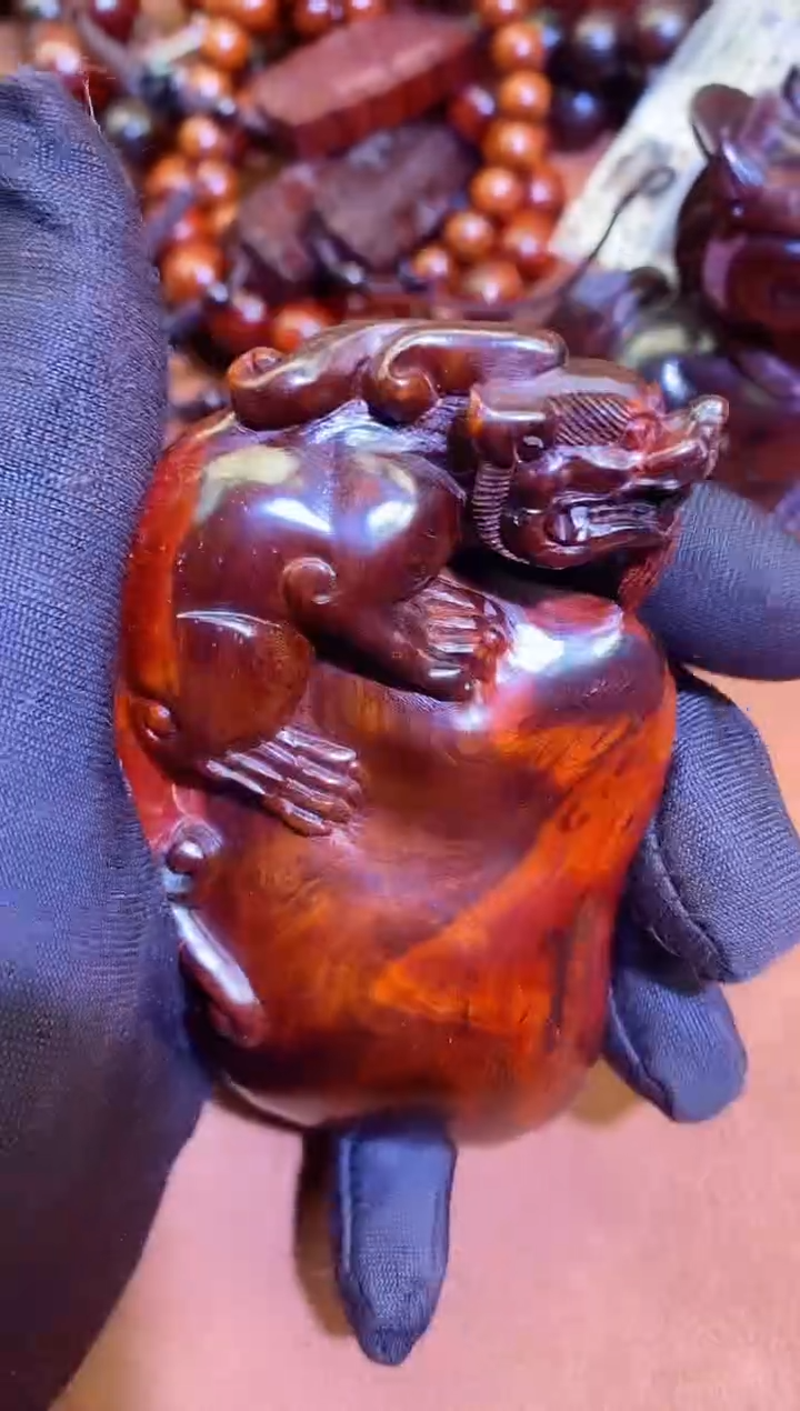 【闪购商品】小叶紫檀手把件琴料