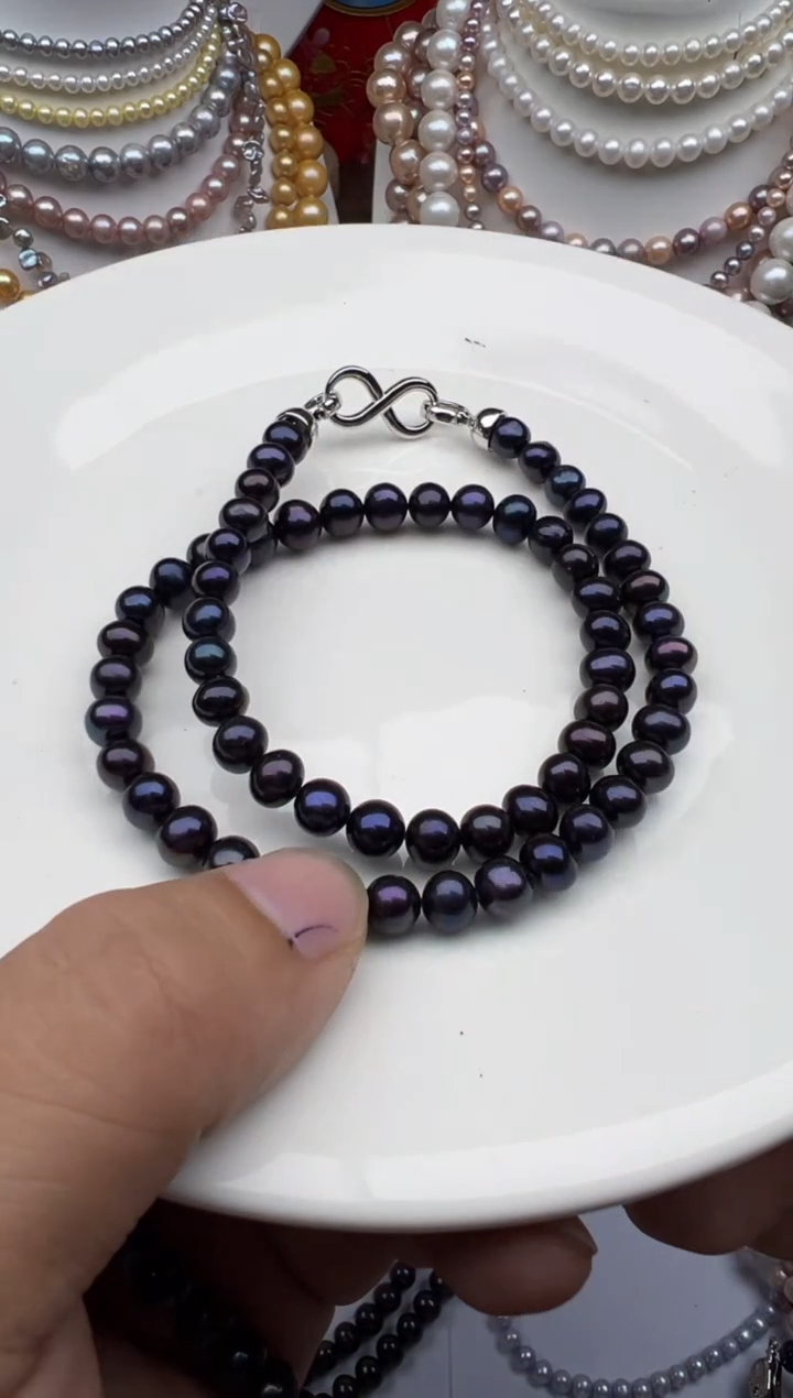 淡水珍珠未镶嵌颈饰1